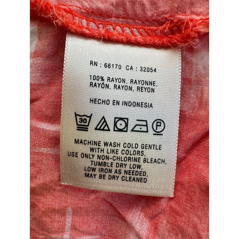 Anthropologie Holding Horses Orange Tunic‎ Top XS Short Sleeve (Flaw) - Picture 5 of 12